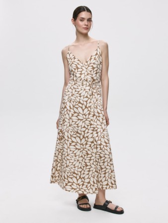 сарафан миди на запах - женские платья-миди недорогие 