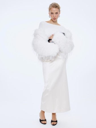 сатиновая макси юбка - женские юбки российские 