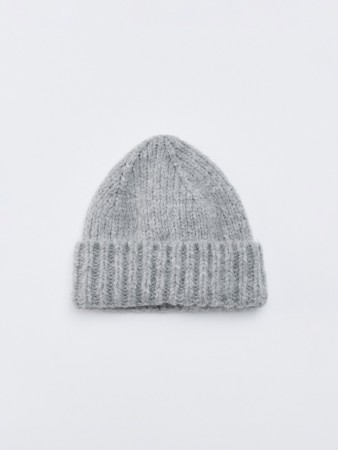 шапка-бини с содержанием шерсти - женские головные уборы недорогие 