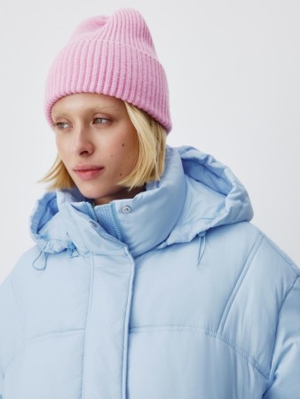 шапка-бини в рубчик - женские аксессуары из вискозы 