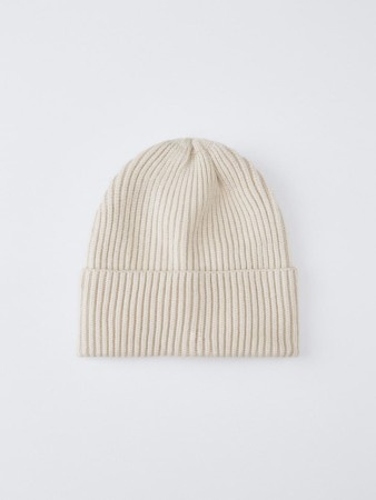 шапка-бини в рубчик - женские головные уборы