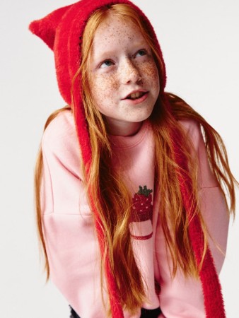 шапка-чепчик с ушками для девочек фотография