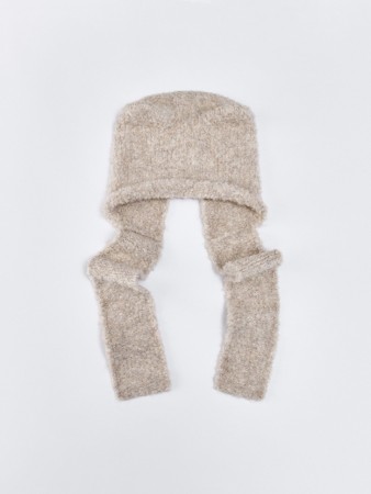 шапка-шарф с ушками для девочек - детские шапки для девочек 