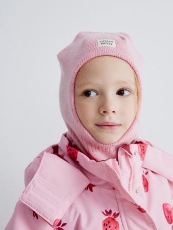 шапка-шлем из смесовой шерсти для девочек - детская одежда, обувь и аксессуары для всех возрастов хлопковая 