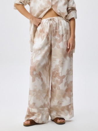 широкие брюки из тенселя - женская одежда, обувь и аксессуары на защипе 