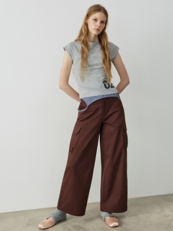 широкие брюки карго из линейки  young фотография