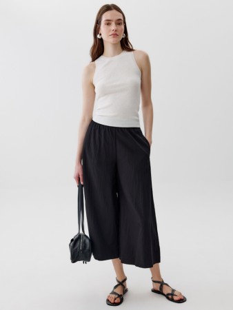 широкие брюки-кюлоты - женские брюки женские 