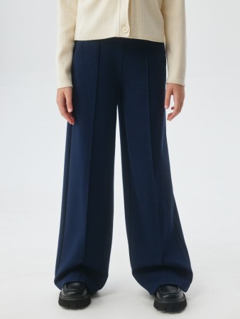 широкие брюки на резинке для девочек фотография