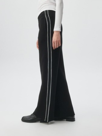 широкие брюки с лампасами - женские брюки
