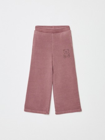 широкие брюки с  принтом для девочек - детская одежда, обувь и аксессуары для всех возрастов с поясом 