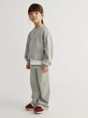 широкие брюки с вышивкой для девочек - детская одежда, обувь и аксессуары для всех возрастов недорогая 