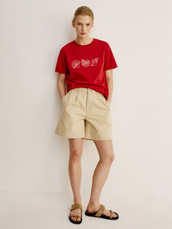 широкие джинсовые шорты с высокой посадкой - женская одежда, обувь и аксессуары джинсовая 