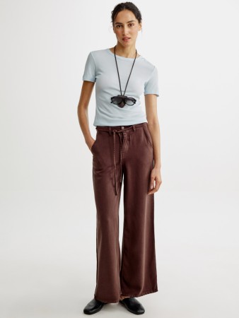 широкие джинсы из лиоцелла - женские джинсы из лиоцелла 