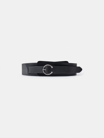 широкий ремень из экокожи - женские аксессуары sela 