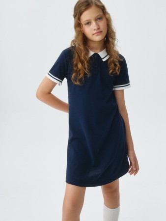 школьное платье с воротником для девочек фотография