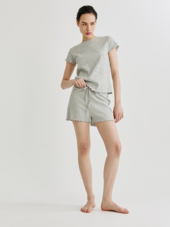 шорты домашние с кружевом - женская домашняя одежда