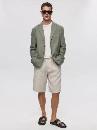 шорты из 100% премиального льна фотография