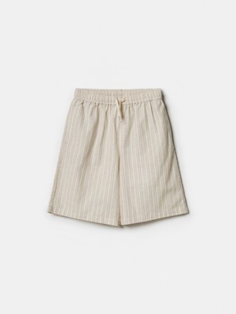 шорты из смесового льна для мальчиков фотография