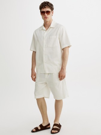 шорты из смесового льна - мужская одежда, обувь и аксессуары sela 