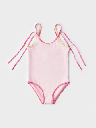 слитный купальник с двойными бретелями для девочек - детская одежда, обувь и аксессуары для всех возрастов с фигурным вырезом 
