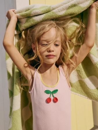 слитный купальник с вязаной аппликацией для девочек - детская одежда, обувь и аксессуары для всех возрастов для девочек 