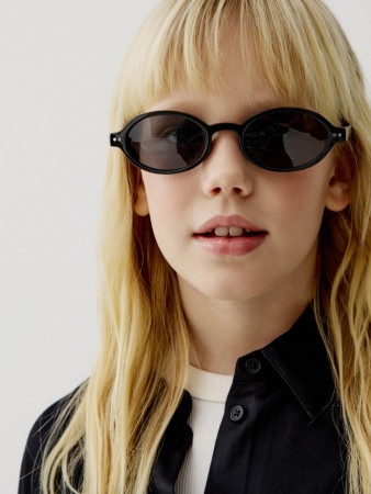 солнцезащитные очки в овальной оправе для девочек - детская одежда, обувь и аксессуары для всех возрастов дешевая 