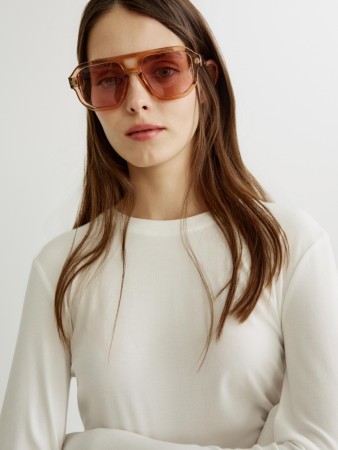 солнцезащитные очки - женские аксессуары из микрофибры 