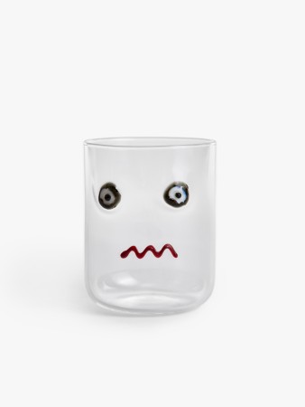 стакан из стекла с декором - товары для дома