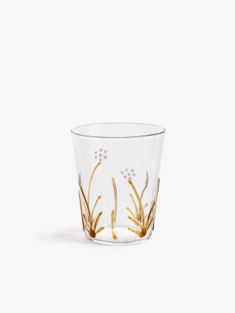 стакан из стекла с рисунком - посуда