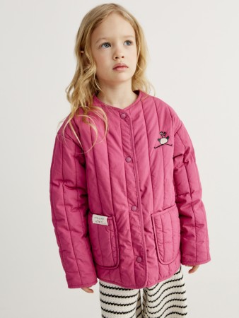 стеганая куртка для девочек из коллекции art people с «обществом юных архитекторов» фотография