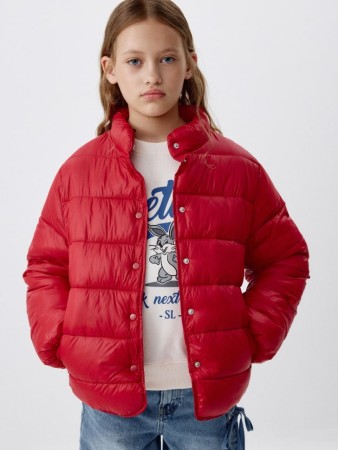 стеганая куртка для девочек - детская одежда, обувь и аксессуары пуховая 