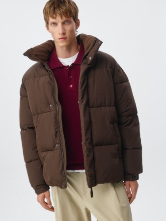 стеганая куртка оверсайз - верхняя одежда прямая 