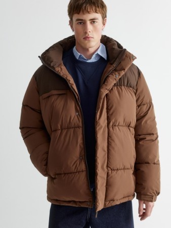 стеганая куртка оверсайз фотография