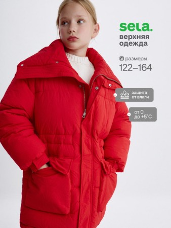стеганая куртка с объемным воротником для девочек - детская одежда, обувь и аксессуары для всех возрастов по распродаже