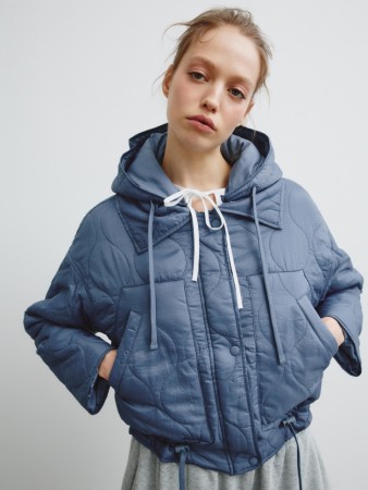 стеганная куртка с утяжкой по низу из линейки  young фотография