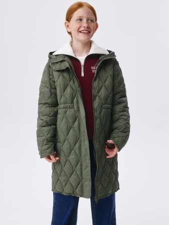 стеганое пальто для девочек - детская одежда, обувь и аксессуары на кулиске 