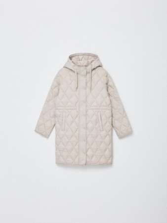 стеганое пальто для девочек - пальто