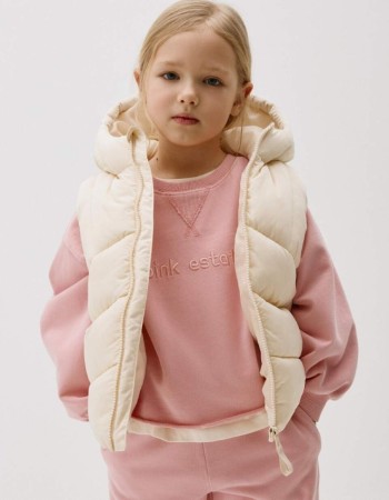 стеганый жилет с капюшоном для девочек - детская одежда, обувь и аксессуары для всех возрастов для детей 