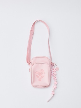 сумка для девочек с обвесами  х смешарики - детская одежда, обувь и аксессуары с ремешком 