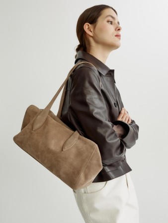 сумка из натуральной замши премиум качества фотография