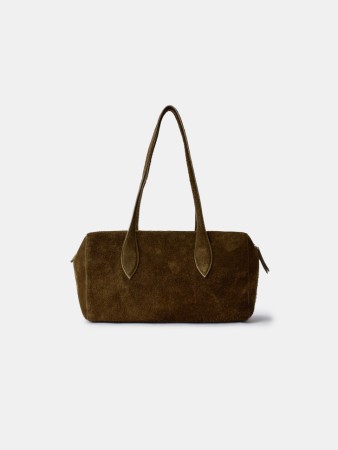 сумка из натуральной замши премиум качества - аксессуары с карманами 