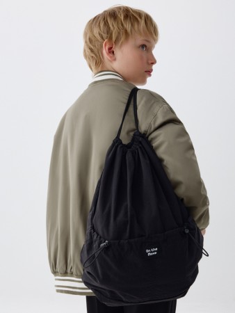 сумка-мешок с нашивкой детская фотография