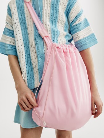 сумка-шоппер с патчем для девочек - аксессуары длинные 