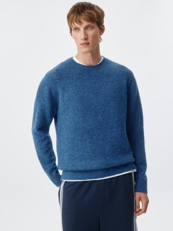 свитер relaxed fit с содержанием шерсти - мужская одежда, обувь и аксессуары недорогая 