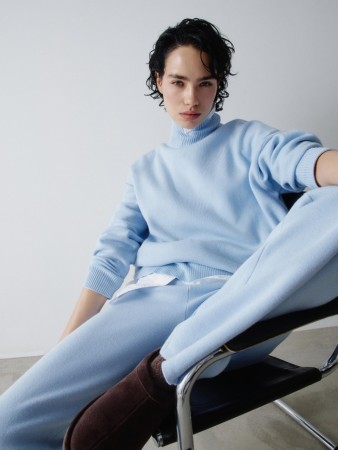 свитер с воротником-стойкой - джемперы, свитеры и кардиганы из вискозы 