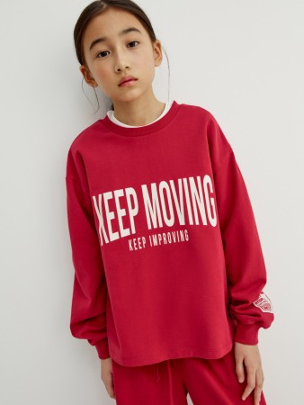 свитшот оверсайз с принтом для девочек - детская одежда, обувь и аксессуары для всех возрастов с принтом 