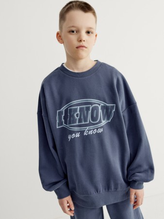 свитшот оверсайз с принтом для мальчиков фотография