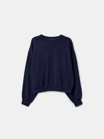 свитшот оверсайз с принтом из футера - женские свитшоты дешевые 