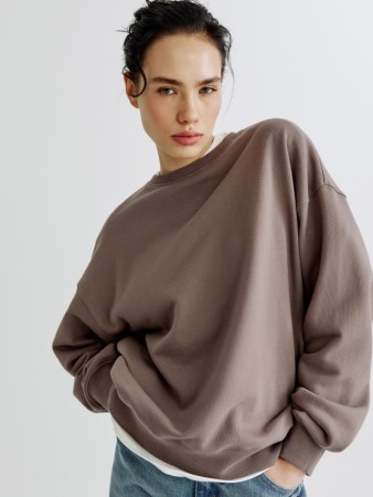 свитшот оверсайз с принтом  x союзмультфильм - женские свитшоты женские 