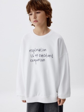 свитшот оверсайз с вышивкой детский фотография